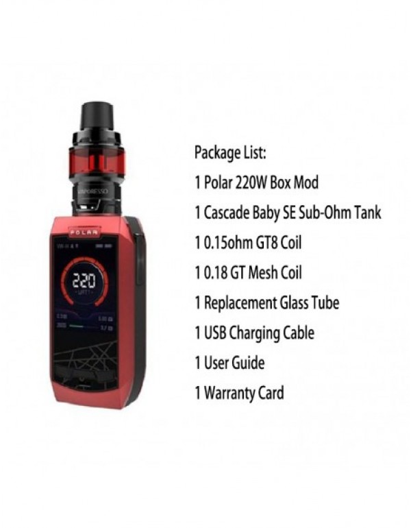 Vaporesso Polar Kit with Cascade Baby SE Tank