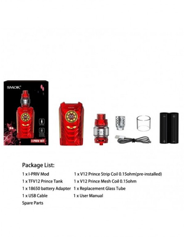 SMOK I-PRIV Kit With TFV12 Prince Tank