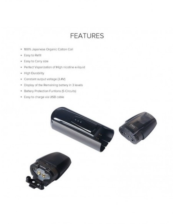 JUSTFOG Minifit Kit 370mAh AIO Pod System 1.5ml Capcity