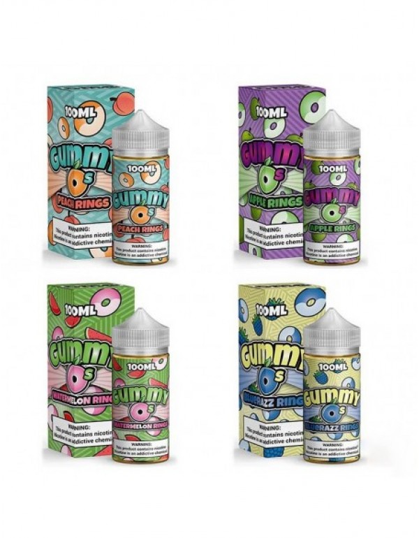 Gummy O's Vape Juice 100ml Collection