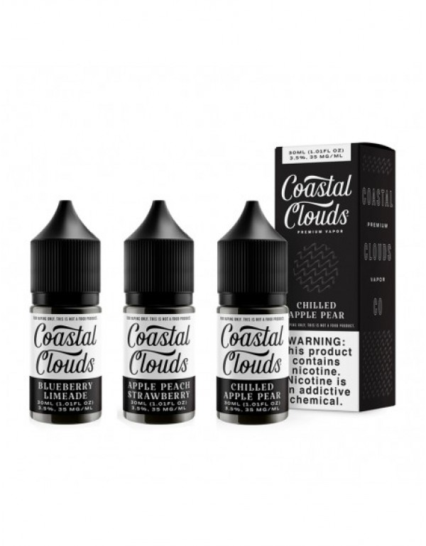 Coastal Clouds Salt E-Liquid 30ml Collection