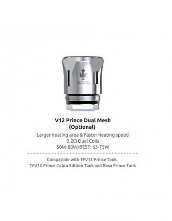 SMOK TFV12 Prince Mesh Coils: Max Mesh/Dual Mesh/Triple Mesh Coil