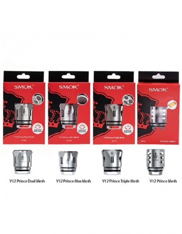 SMOK TFV12 Prince Mesh Coils: Max Mesh/Dual Mesh/Triple Mesh Coil