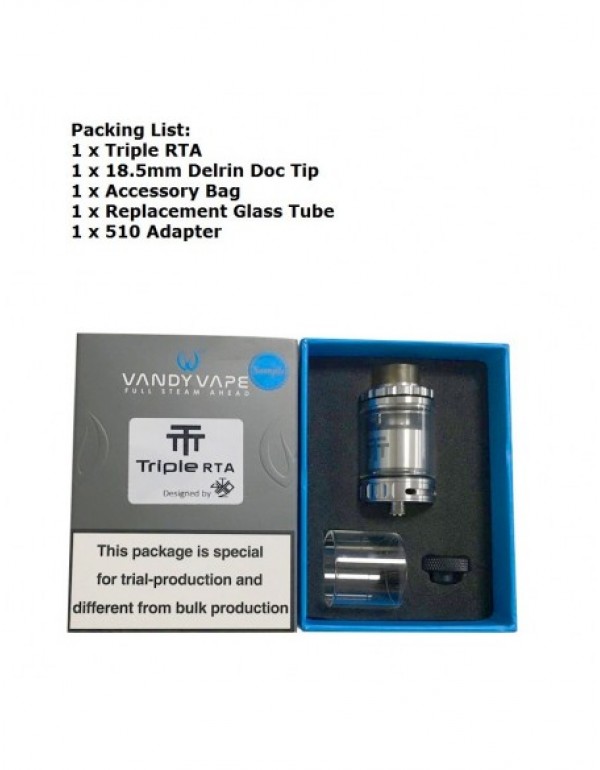 VandyVape Triple 28 4ml RTA Verdampfer Tank