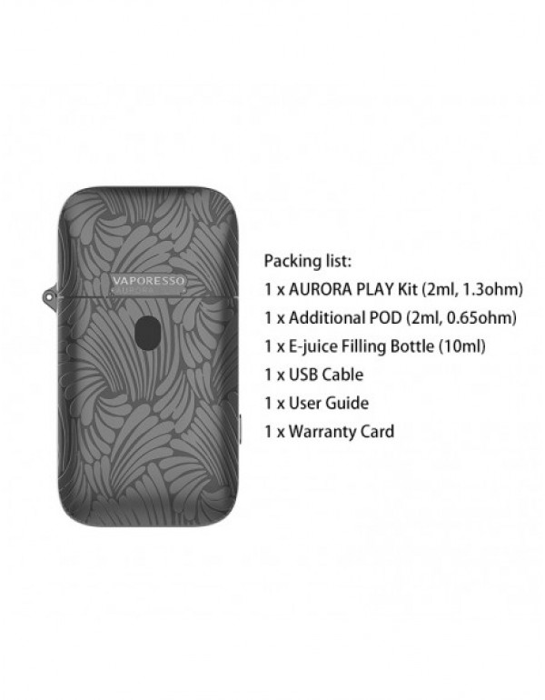 Vaporesso Aurora Play Kit 650mAh Pod System Starter Kit