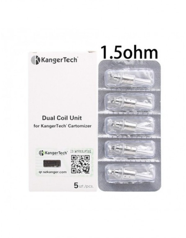 KangerTech Dual Coils (1.2ohm/1.5ohm/1.8ohm)