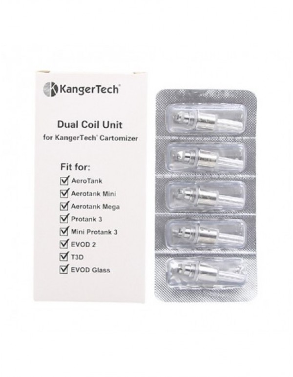 KangerTech Dual Coils (1.2ohm/1.5ohm/1.8ohm)