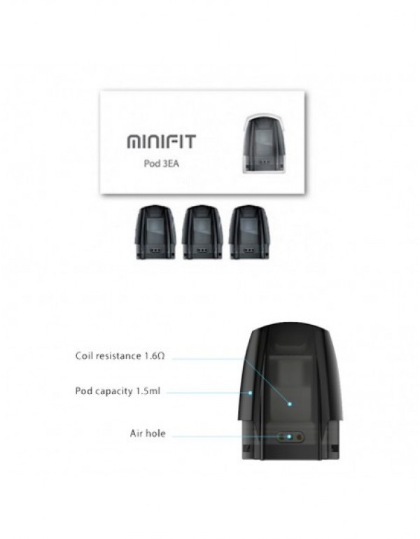 JUSTFOG Minifit Pod 3pcs/Pack For Minifit Kit