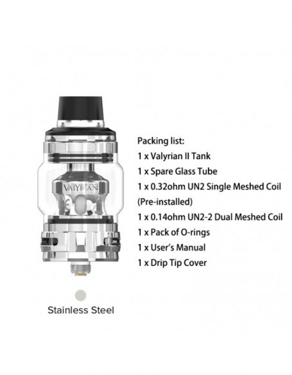 Uwell Valyrian 2, Valyrian II, Valyrian Ⅱ Sub Ohm Tank & Mesh Coil