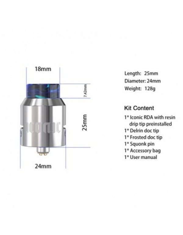 Vandy Vape Iconic RDA Tank(2ml/24mm)