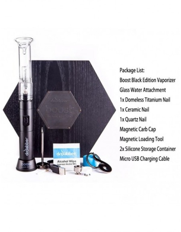 Dr. Dabber Boost Black Edition eRig For Wax/Dabs