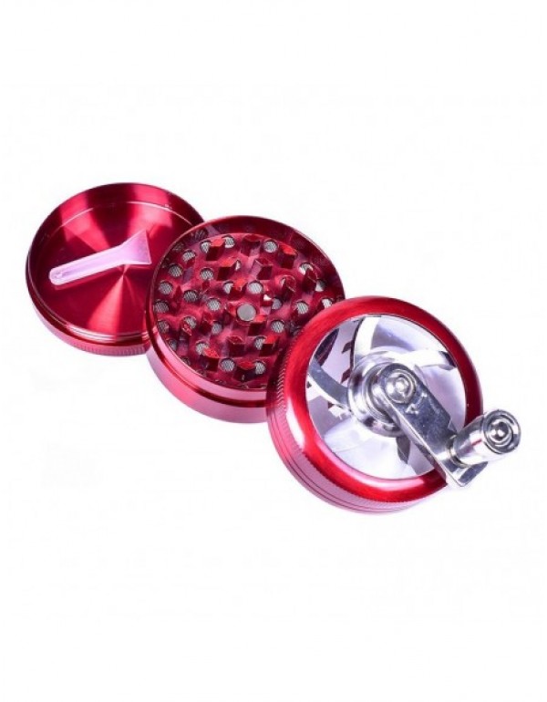 The Cutter Hand Cranked Three Piece Grinder 50mm