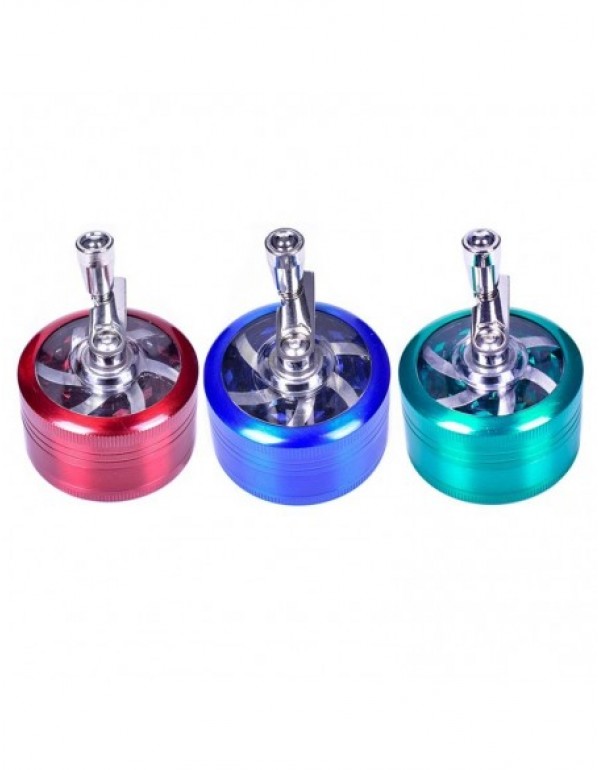 The Cutter Hand Cranked Three Piece Grinder 50mm