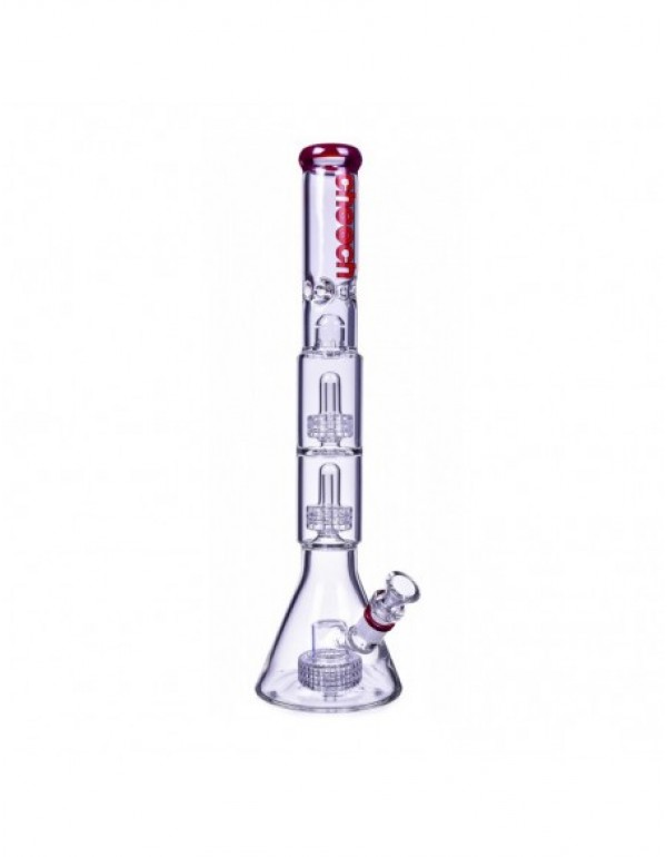 Cheech Triple Matrix Perc Beaker Bong 19 Inches