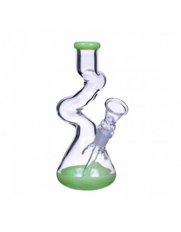 The Goliath Curved Neck Double Zong Bong 8 Inches