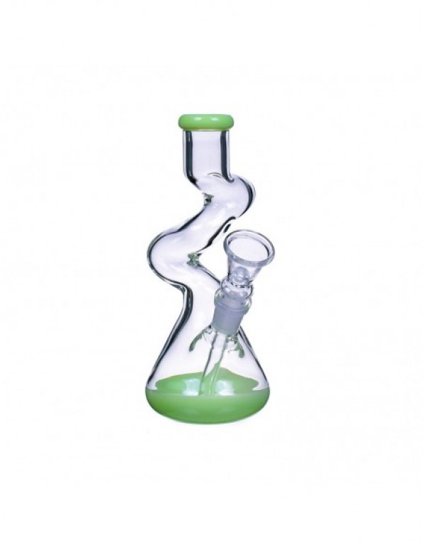 The Goliath Curved Neck Double Zong Bong 8 Inches