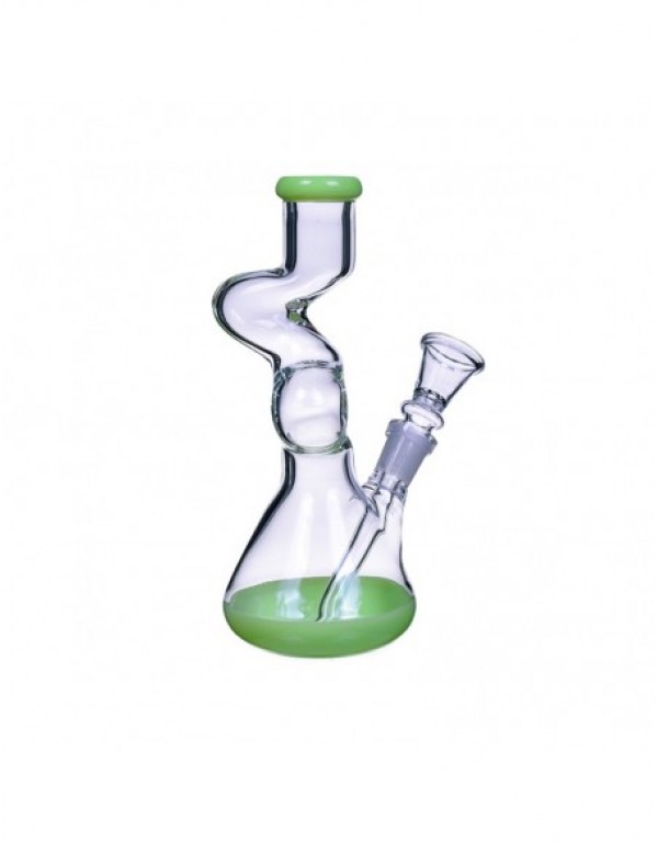 The Goliath Curved Neck Double Zong Bong 8 Inches