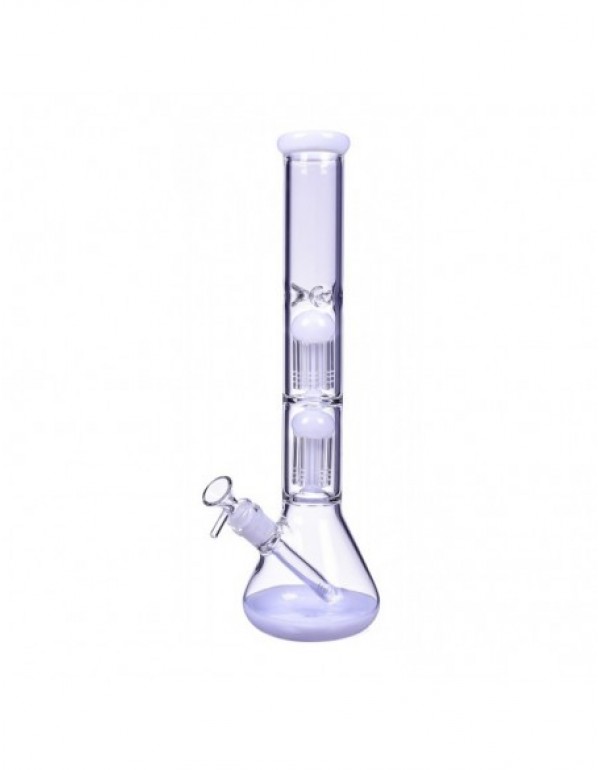 Double Tree Perc 16 Arm Bong With Down Stem And Matching Bowl 17 Inches