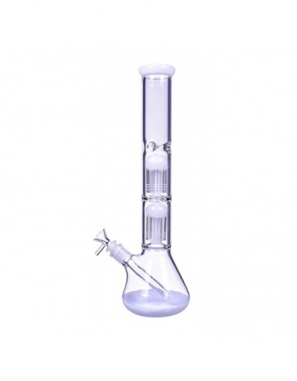 Double Tree Perc 16 Arm Bong With Down Stem And Matching Bowl 17 Inches