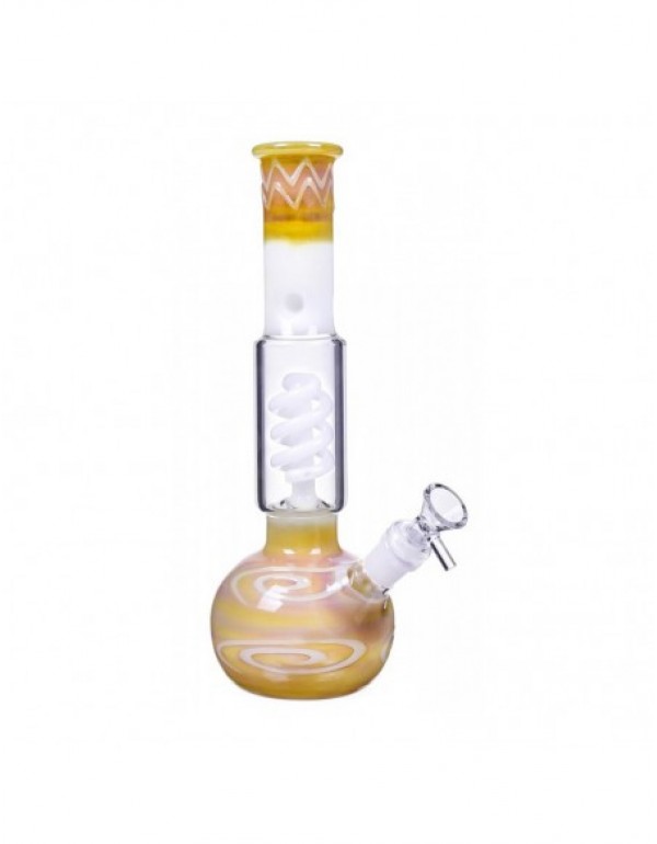 Coil Perc Perc Round Base Bong 12 Inches