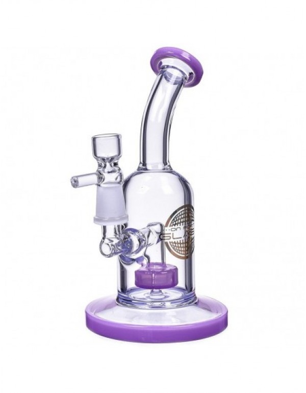 The Attraction Titled Showerhead Perc Bong & Dab Rig 7 Inches