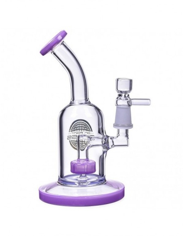 The Attraction Titled Showerhead Perc Bong & Dab Rig 7 Inches