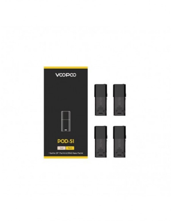 VOOPOO DRAG Nano Replacement Pod 4pcs Cartridge