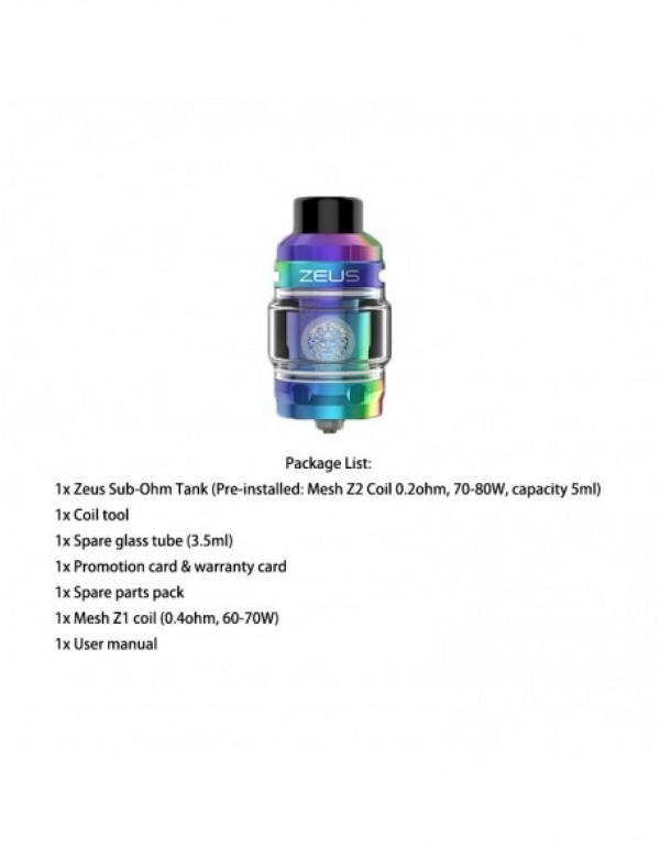 Geekvape Zeus Sub Ohm Tank