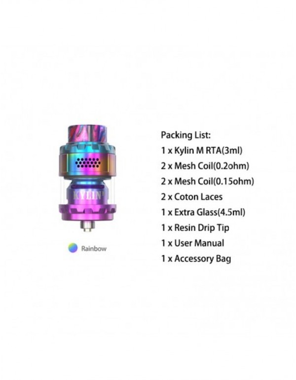 Vandy Vape Kylin M RTA 3ml - Mesh RTA