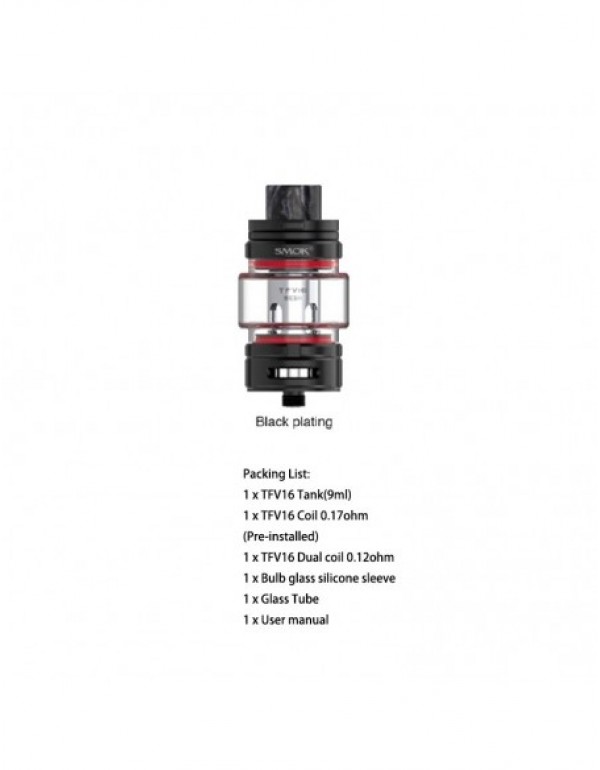 SMOK TFV16 Sub Ohm Tank 9ml With Mesh Coil